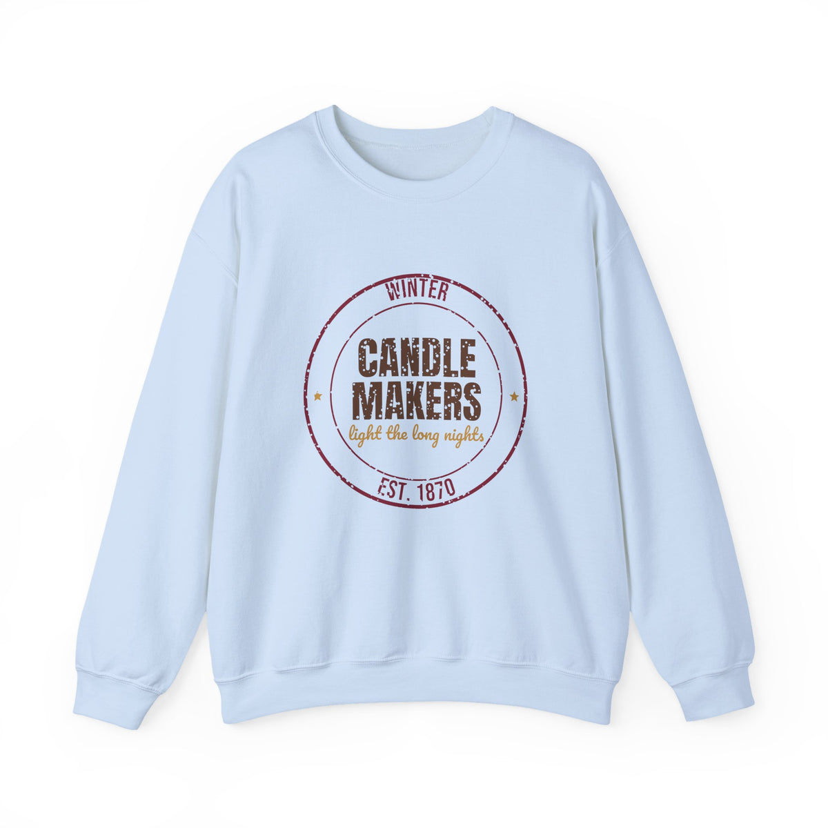 Winter Candle Makers Est. 1870 Sweatshirt, Vintage Winter Crewneck Sweatshirt