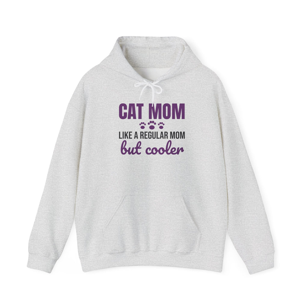Cat Mom Like a Regular Mom But Cooler Hoodie, Funny Cat Mom Hoodie