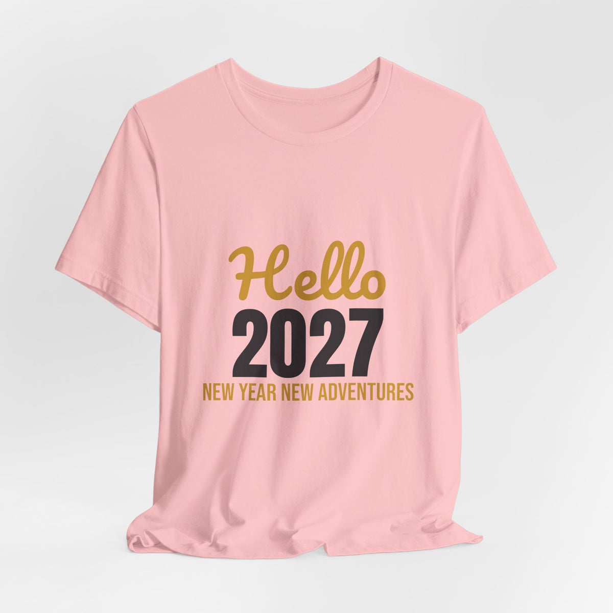 Hello 2027 New Year New Adventures Shirt, New Year T-Shirt, NYE Party Tee