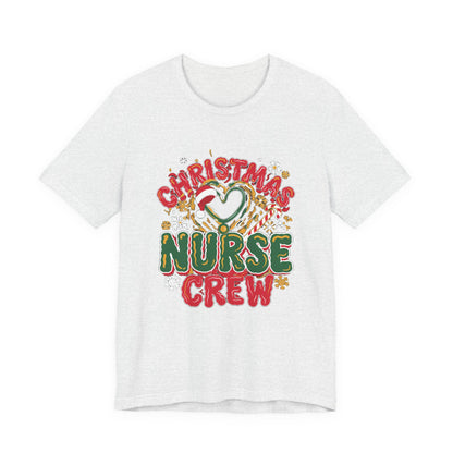 Christmas Nurse Crew Shirt, Retro Nurse Christmas T-Shirt, Holiday Gift for Nurses