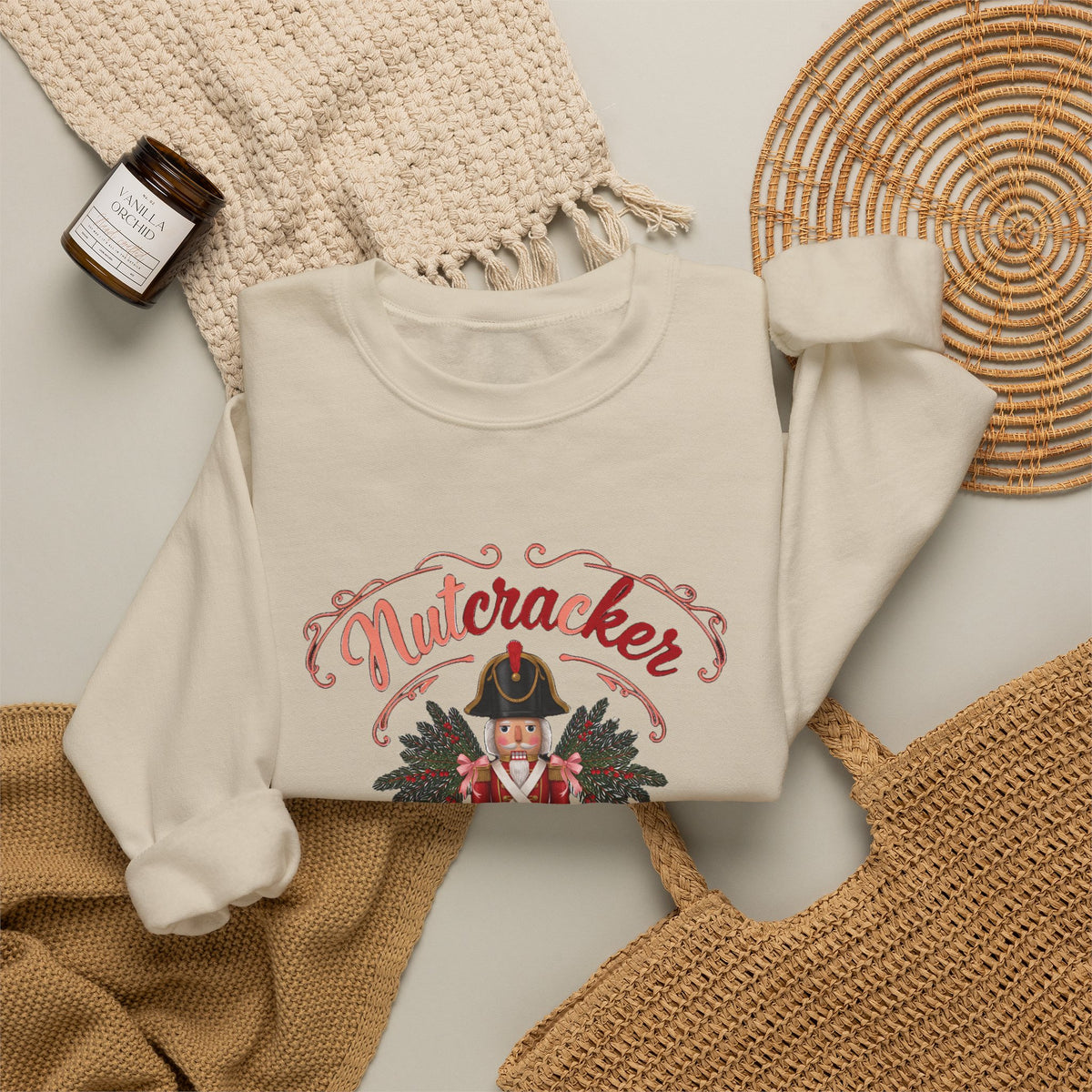 Nutcracker Season Sweatshirt, Vintage Nutcracker Crewneck, Ballet Christmas Sweater