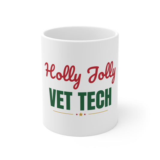 Holly Jolly Vet Tech Mug