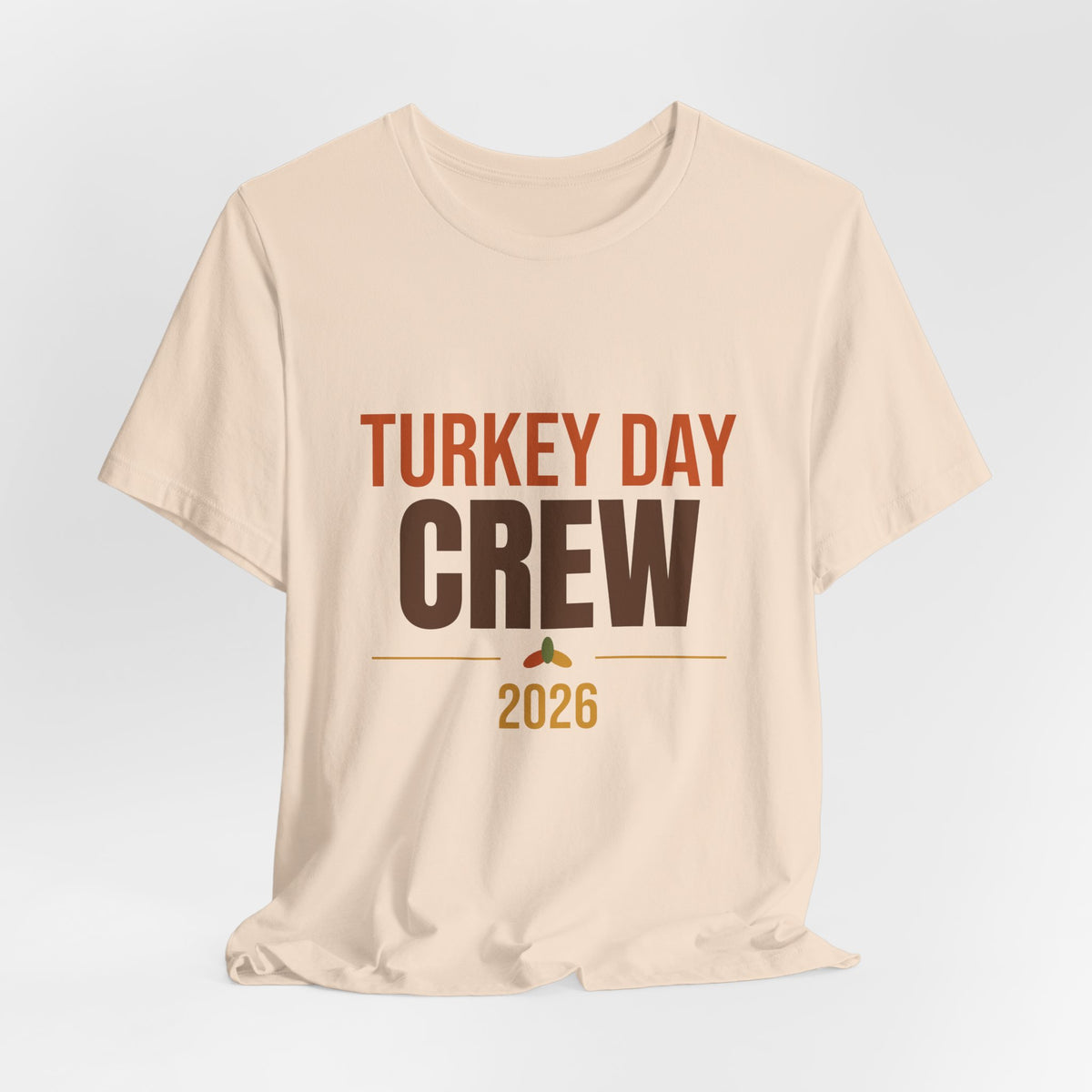 Turkey Day Crew 2026 Shirt, Matching Family Thanksgiving T-Shirt