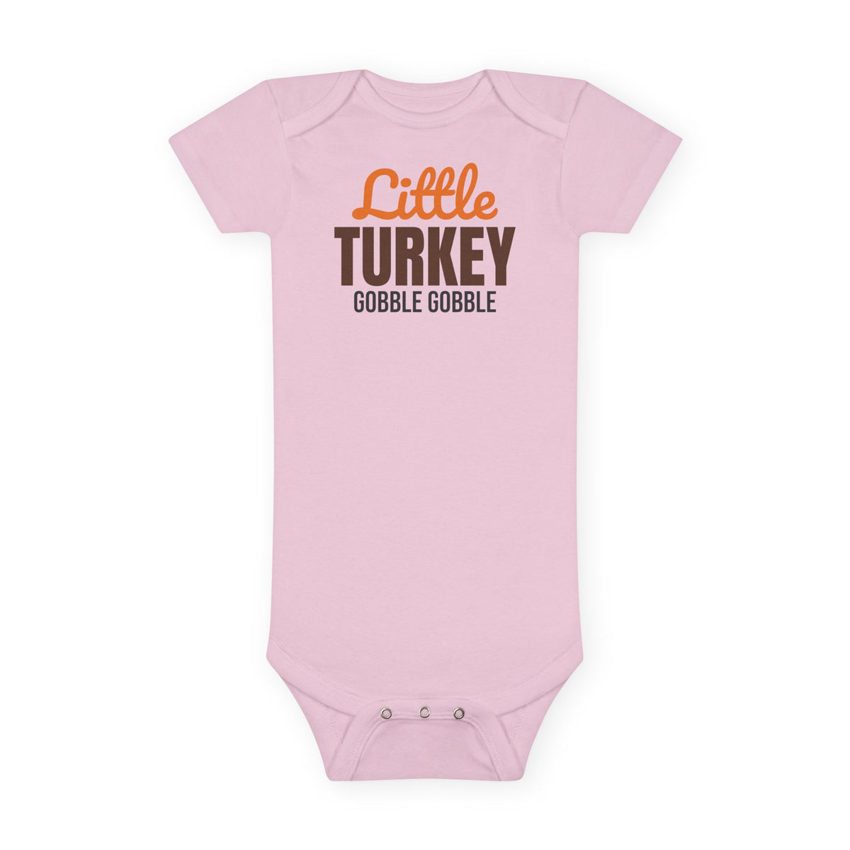 Little Turkey Thanksgiving Baby Bodysuit, Gobble Gobble Onesie