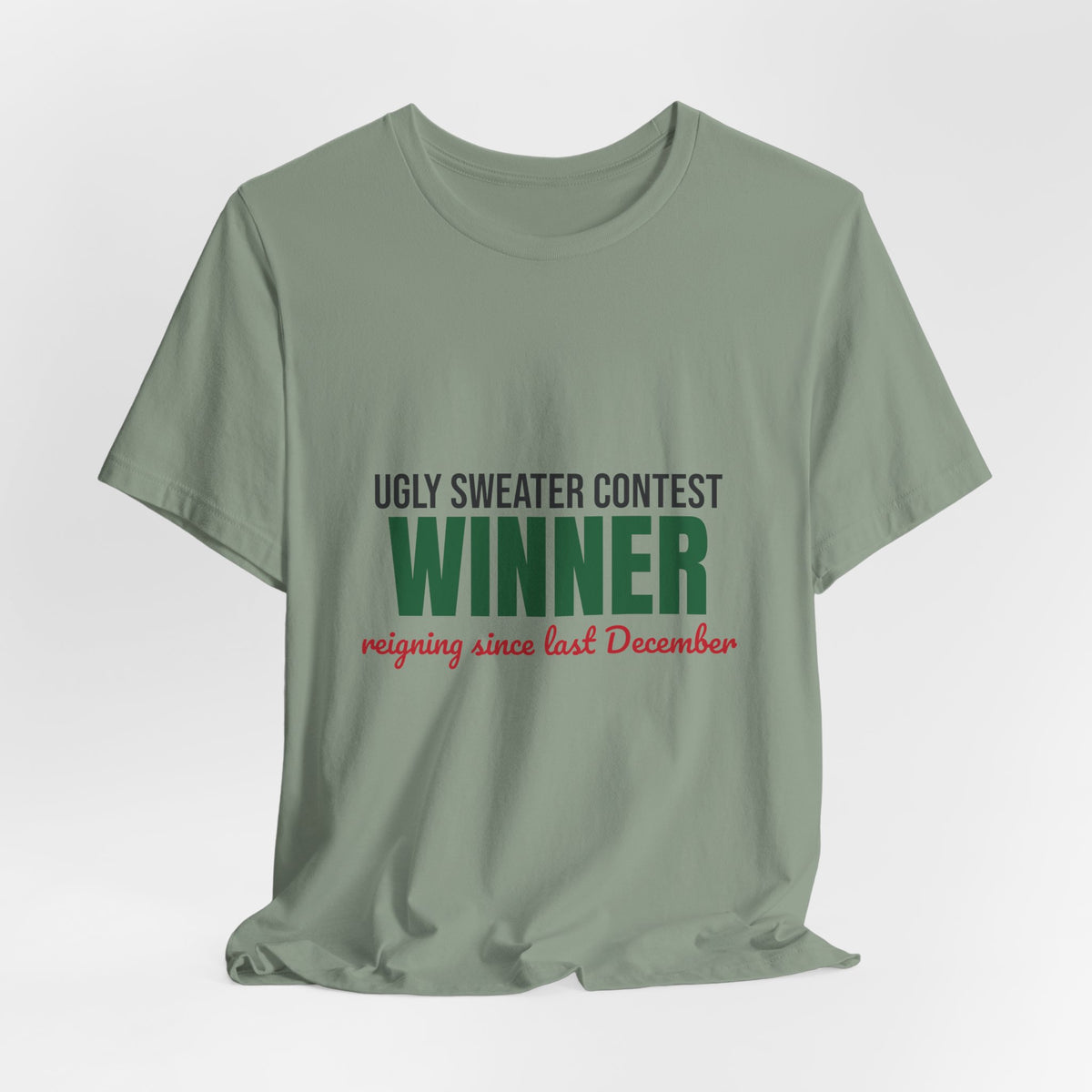 Ugly Sweater Contest Winner Shirt, Ugly Sweater Contest Winner Funny Christmas T-Shirt