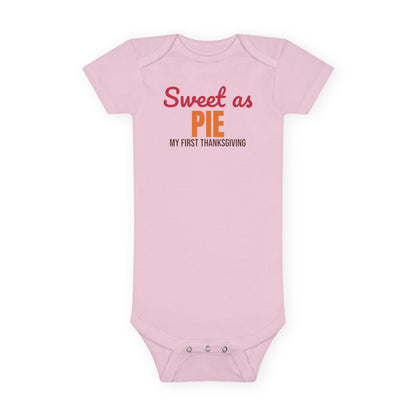 Sweet as Pie My First Thanksgiving Baby Bodysuit