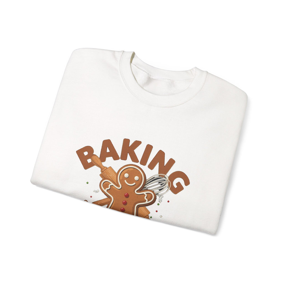 Baking Spirits Bright Sweatshirt, Christmas Baking Crewneck, Gift for Bakers