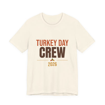 Turkey Day Crew 2026 Shirt, Matching Family Thanksgiving T-Shirt