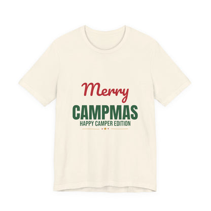 Merry Campmas Shirt, Camping Christmas T-Shirt, Camper Gift