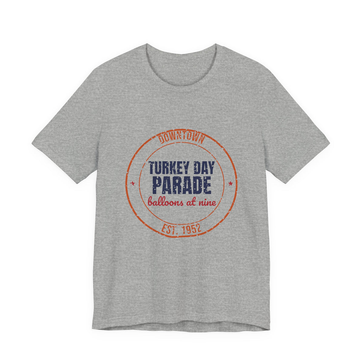 Downtown Turkey Day Parade Est. 1952 Shirt, Vintage Thanksgiving T-Shirt, Vintage Thanksgiving Gift