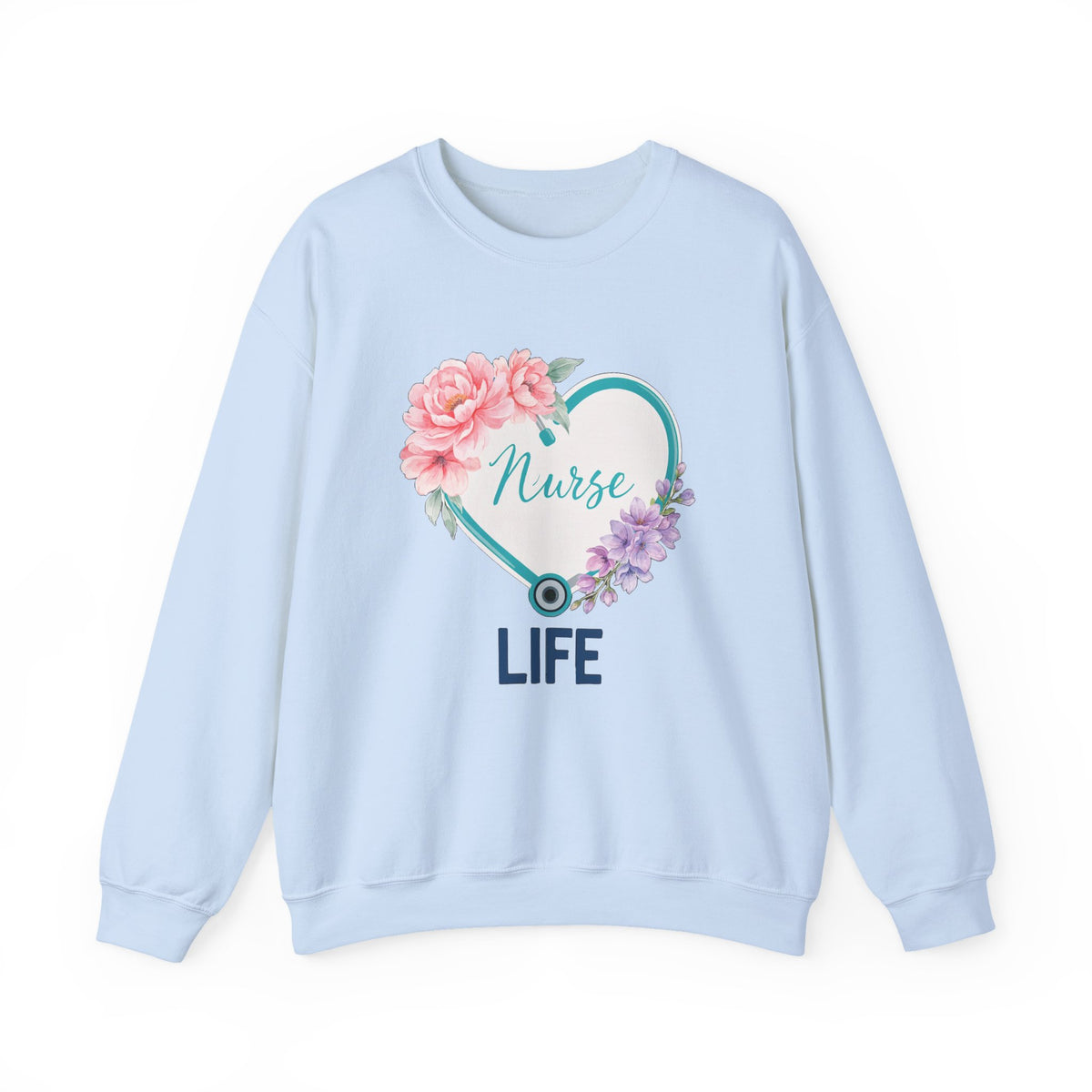 Nurse Life Sweatshirt, Floral Nurse Crewneck, RN Gift