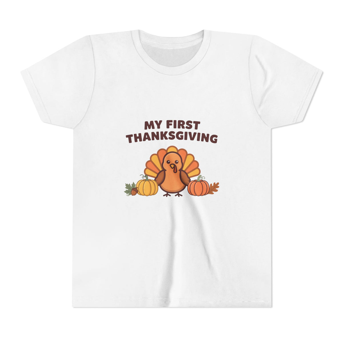 My First Thanksgiving Kids Shirt, Kids Thanksgiving Shirt, Youth Tee