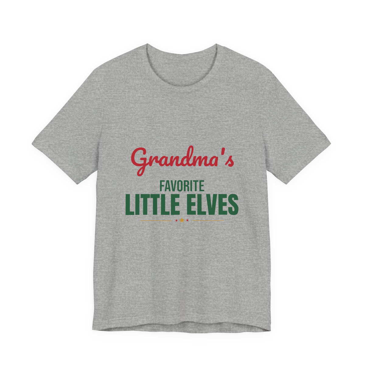 Grandma's Favorite Little Elves Shirt, Grandma Christmas T-Shirt, Nana Holiday Tee