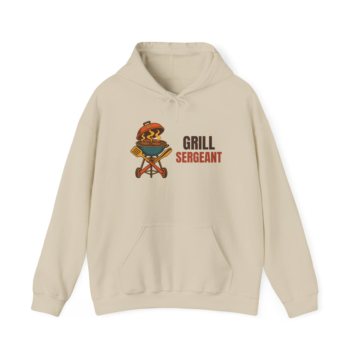 Grill Sergeant Vintage BBQ Hoodie, Vintage Grill Sergeant Hoodie