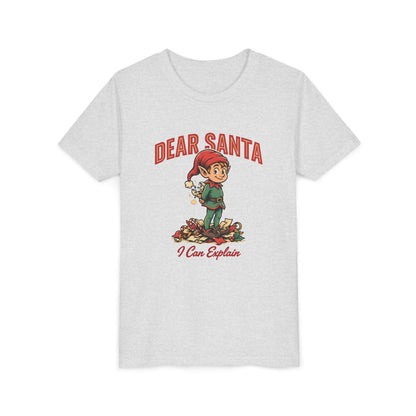 Dear Santa I Can Explain Kids Shirt, Funny Christmas Youth Tee