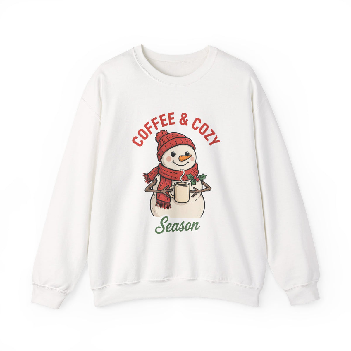 Coffee and Cozy Season Snowman Sweatshirt