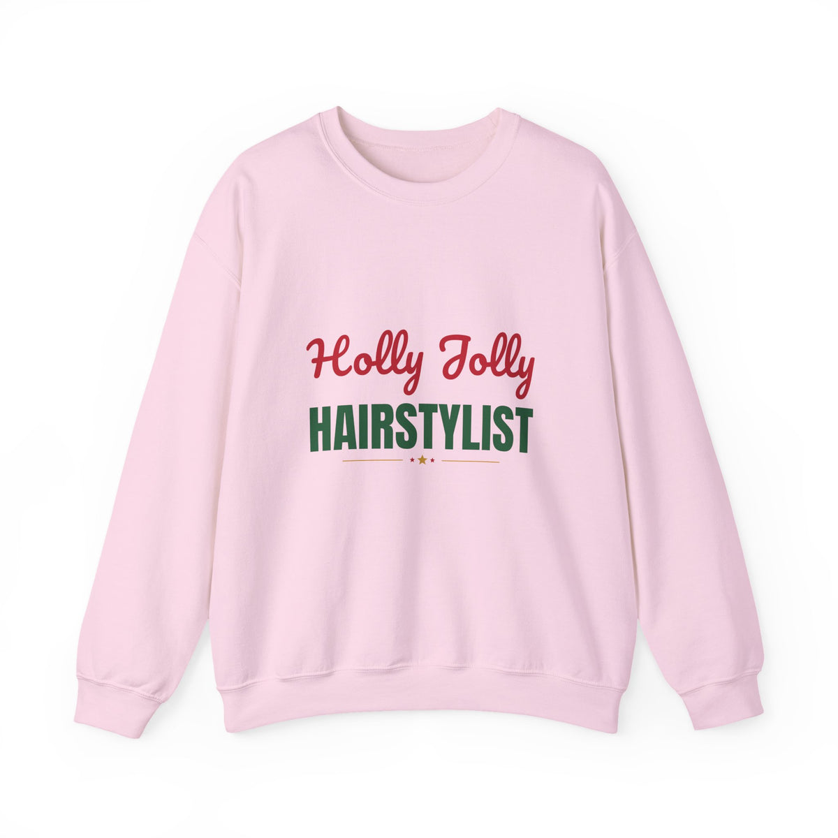 Holly Jolly Hairstylist Sweatshirt, Hairstylist Christmas Crewneck
