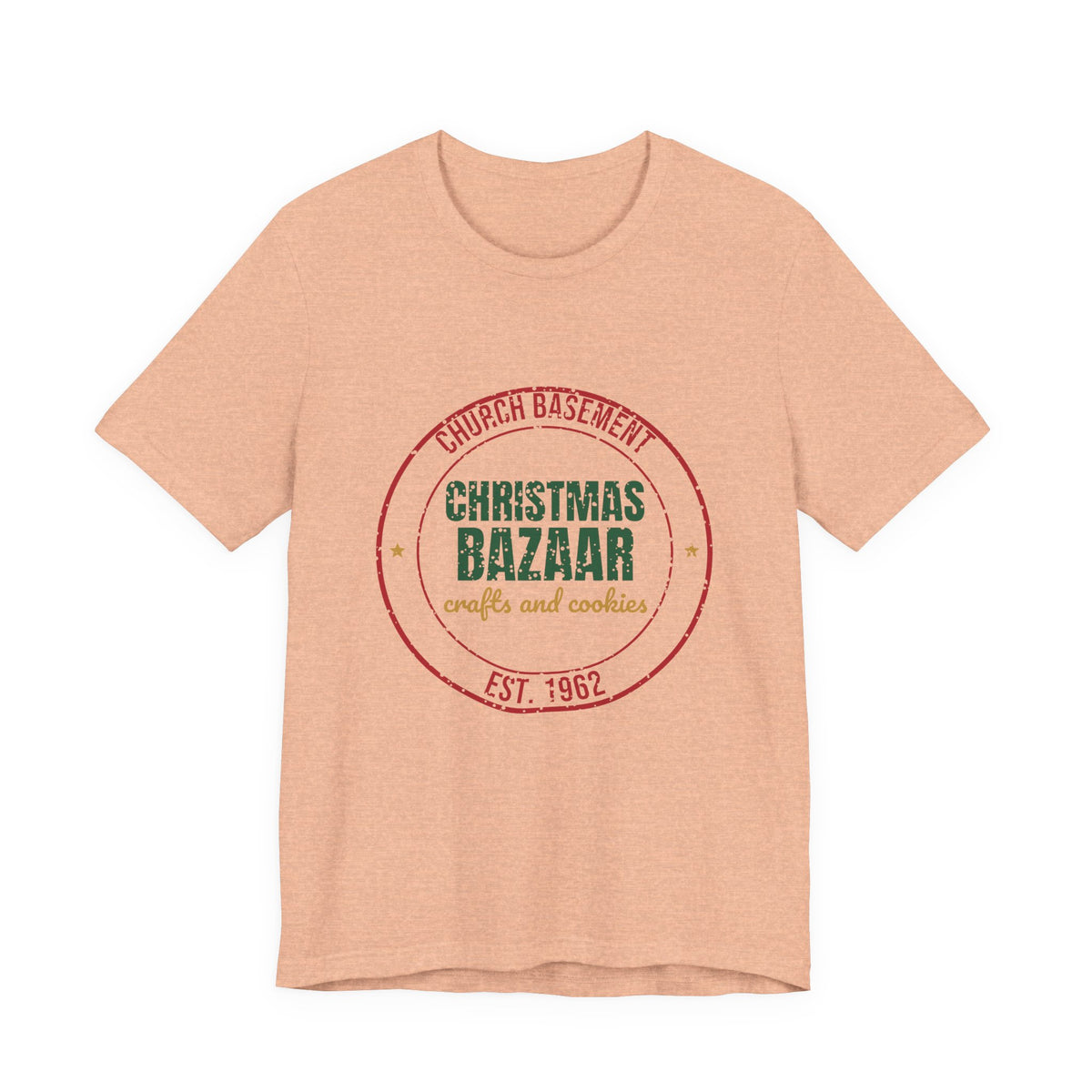 Church Basement Christmas Bazaar Est. 1962 Shirt, Vintage Christmas T-Shirt, Vintage Christmas Gift