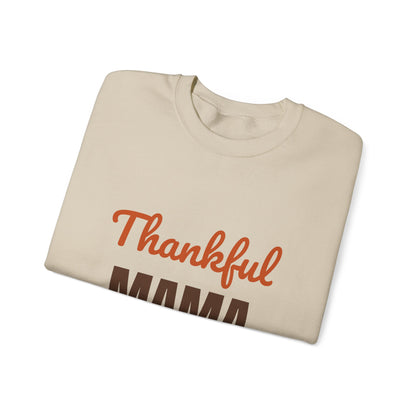 Thankful Mama Sweatshirt, Mom Thanksgiving Crewneck, Fall Sweatshirt