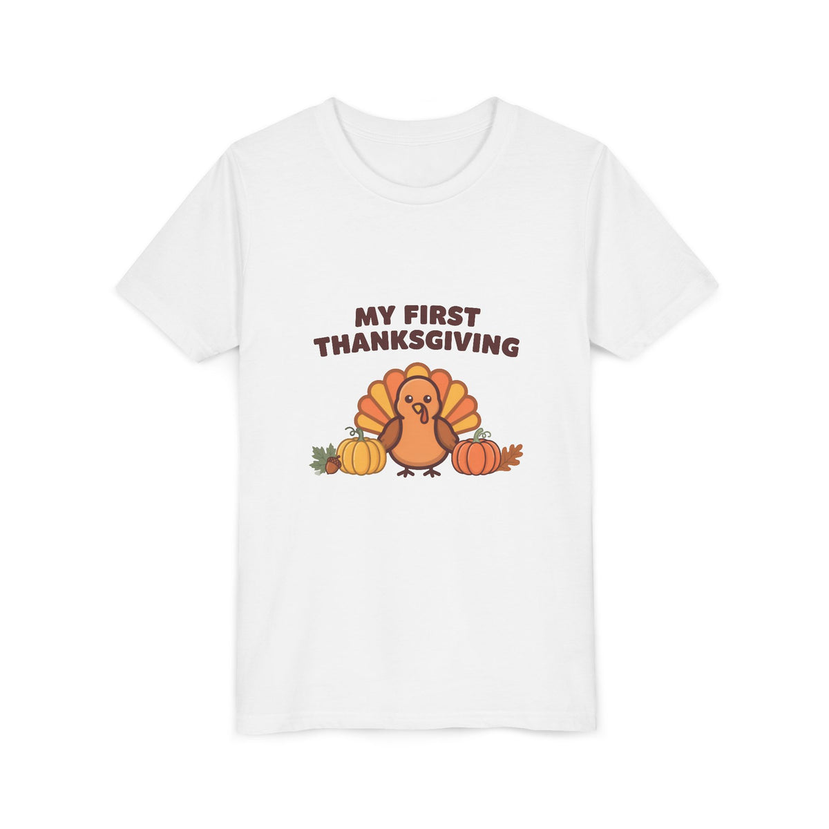 My First Thanksgiving Kids Shirt, Kids Thanksgiving Shirt, Youth Tee