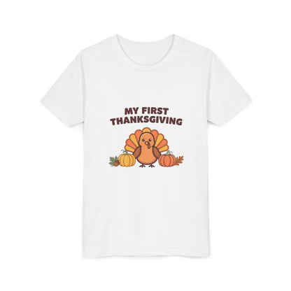 My First Thanksgiving Kids Shirt, Kids Thanksgiving Shirt, Youth Tee