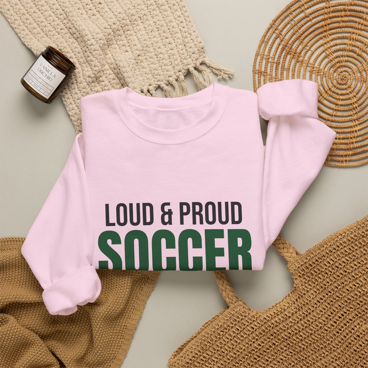 Loud and Proud Soccer Mom Sweatshirt, Soccer Mom Crewneck