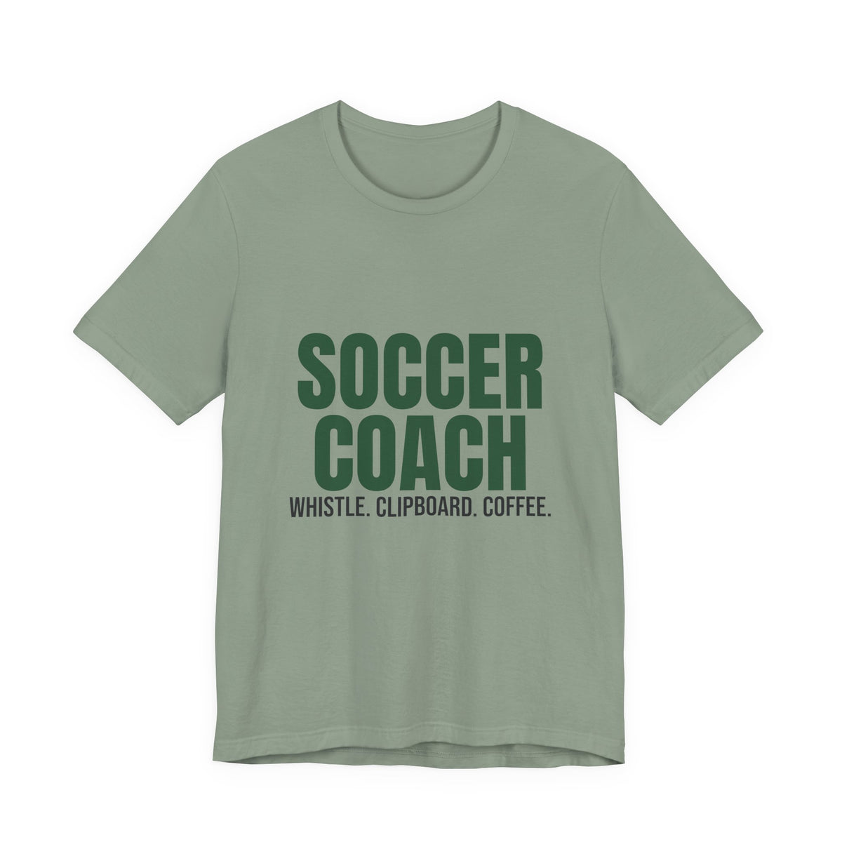 Soccer Coach Whistle Clipboard Coffee Shirt, Soccer Coach T-Shirt, Soccer Coach Gift