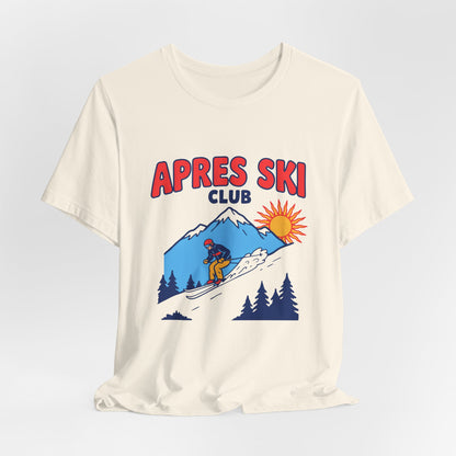 Apres Ski Club Shirt, Retro Ski T-Shirt, Skiing Tee