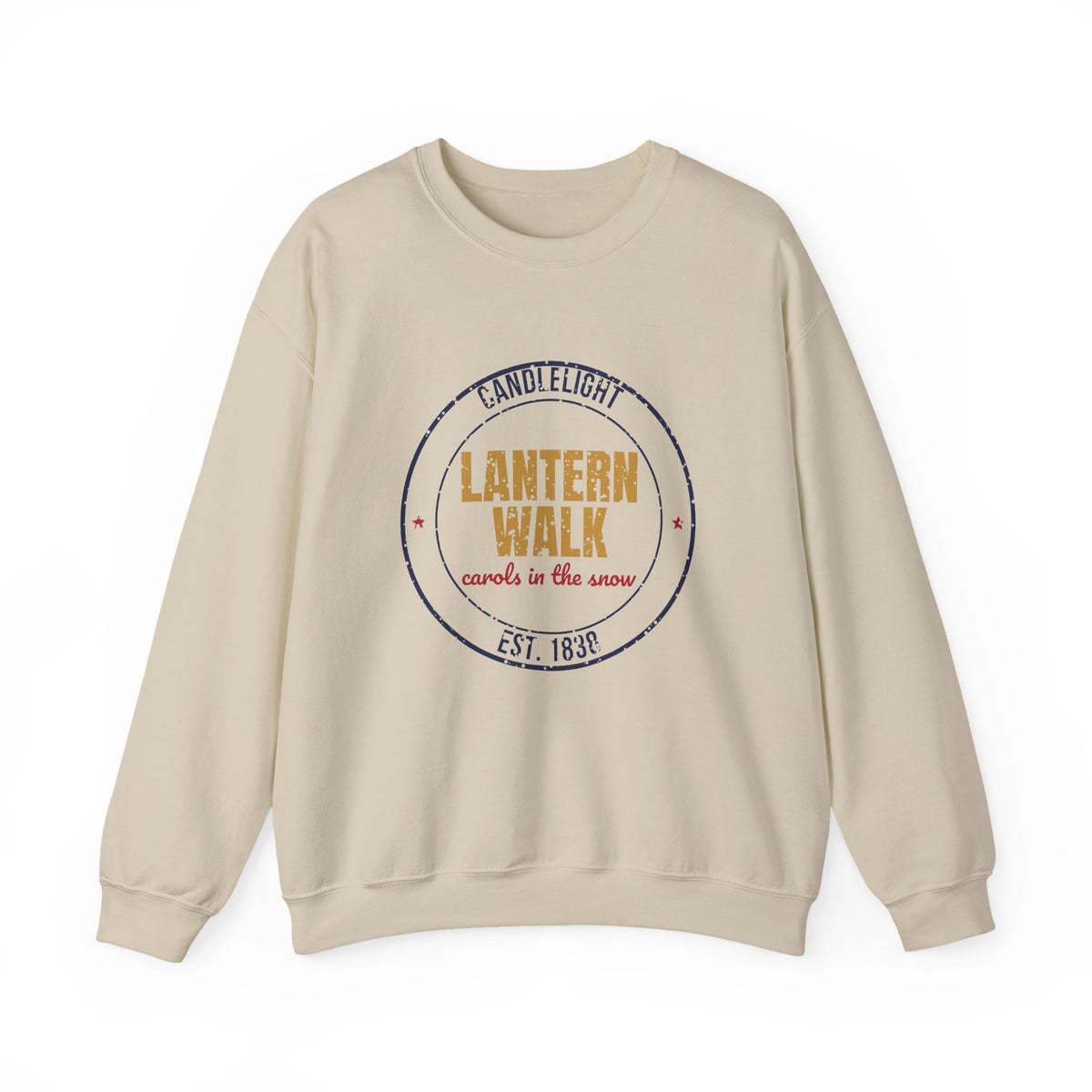 Candlelight Lantern Walk Est. 1838 Sweatshirt, Vintage Christmas Crewneck Sweatshirt