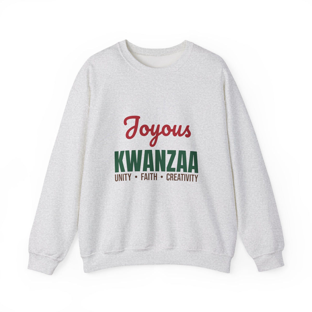 Joyous Kwanzaa Unity Faith Creativity Sweatshirt, Kwanzaa Crewneck Sweatshirt