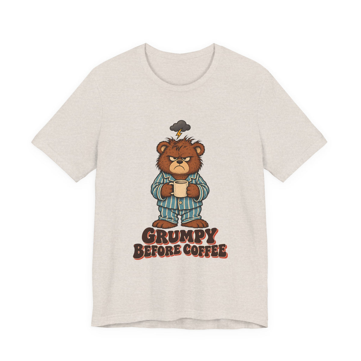 Grumpy Before Coffee Bear Shirt, Funny Coffee Bear T-Shirt, Funny Coffee Bear Gift
