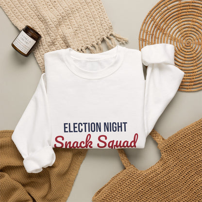 Election Night Snack Squad Sweatshirt, Election Night Crewneck Sweatshirt