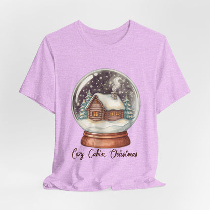 Cozy Cabin Christmas Snow Globe Shirt, Cozy Cabin Christmas Snow Globe T-Shirt