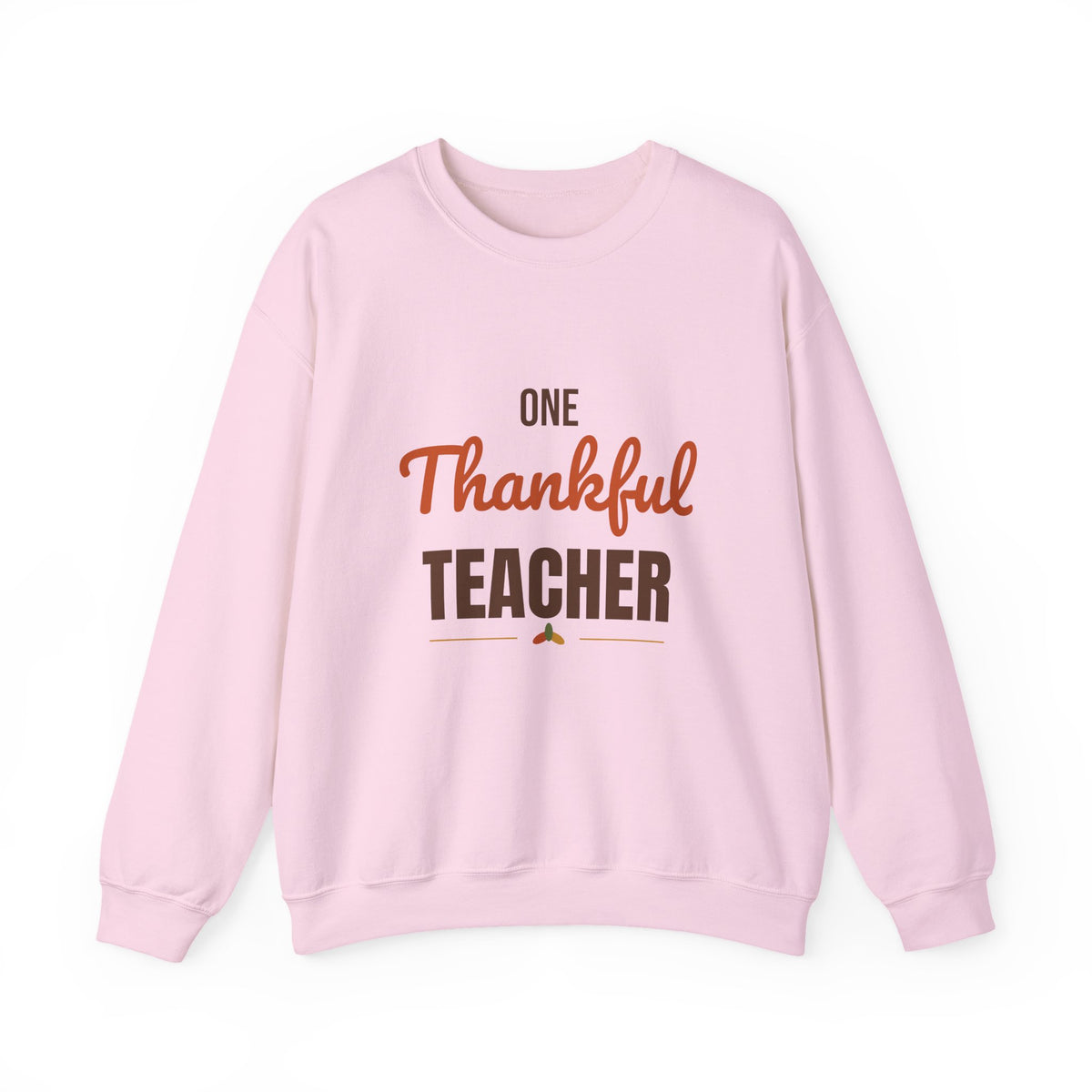 One Thankful Teacher Sweatshirt, Teacher Thanksgiving Crewneck