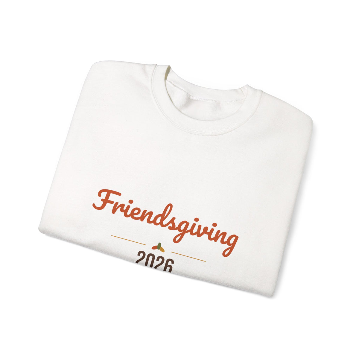 Friendsgiving 2026 Sweatshirt, Thanksgiving Crewneck, Matching Friends Fall Tee