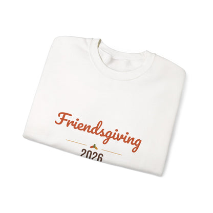 Friendsgiving 2026 Sweatshirt, Thanksgiving Crewneck, Matching Friends Fall Tee
