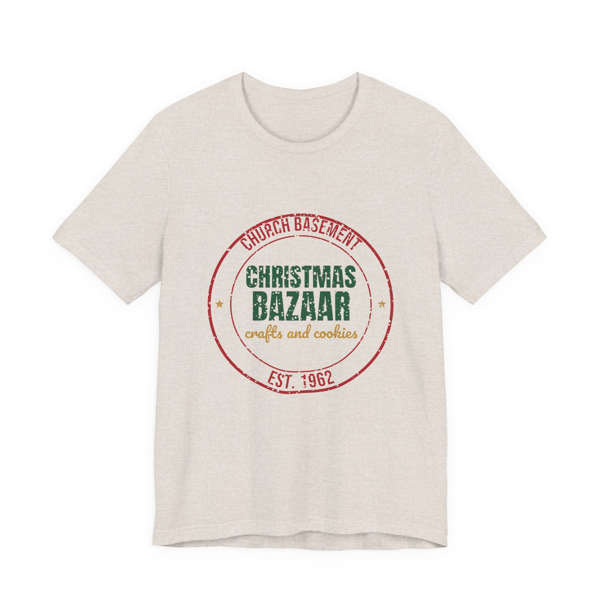 Church Basement Christmas Bazaar Est. 1962 Shirt, Vintage Christmas T-Shirt, Vintage Christmas Gift