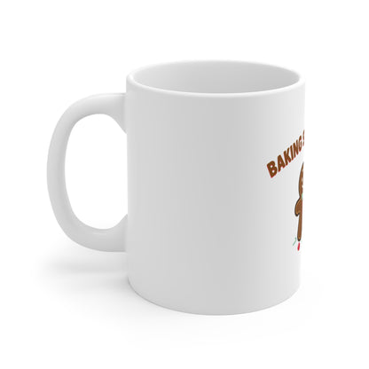 Baking Spirits Bright Gingerbread Family Mug