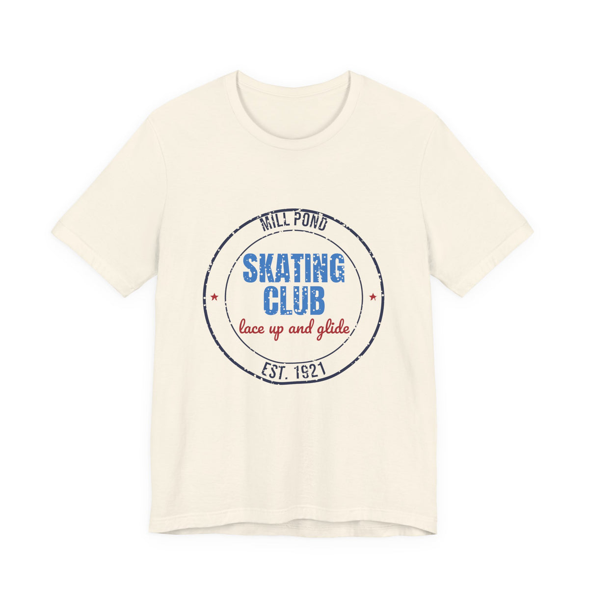 Mill Pond Skating Club Est. 1921 Shirt, Vintage Winter T-Shirt, Vintage Winter Gift