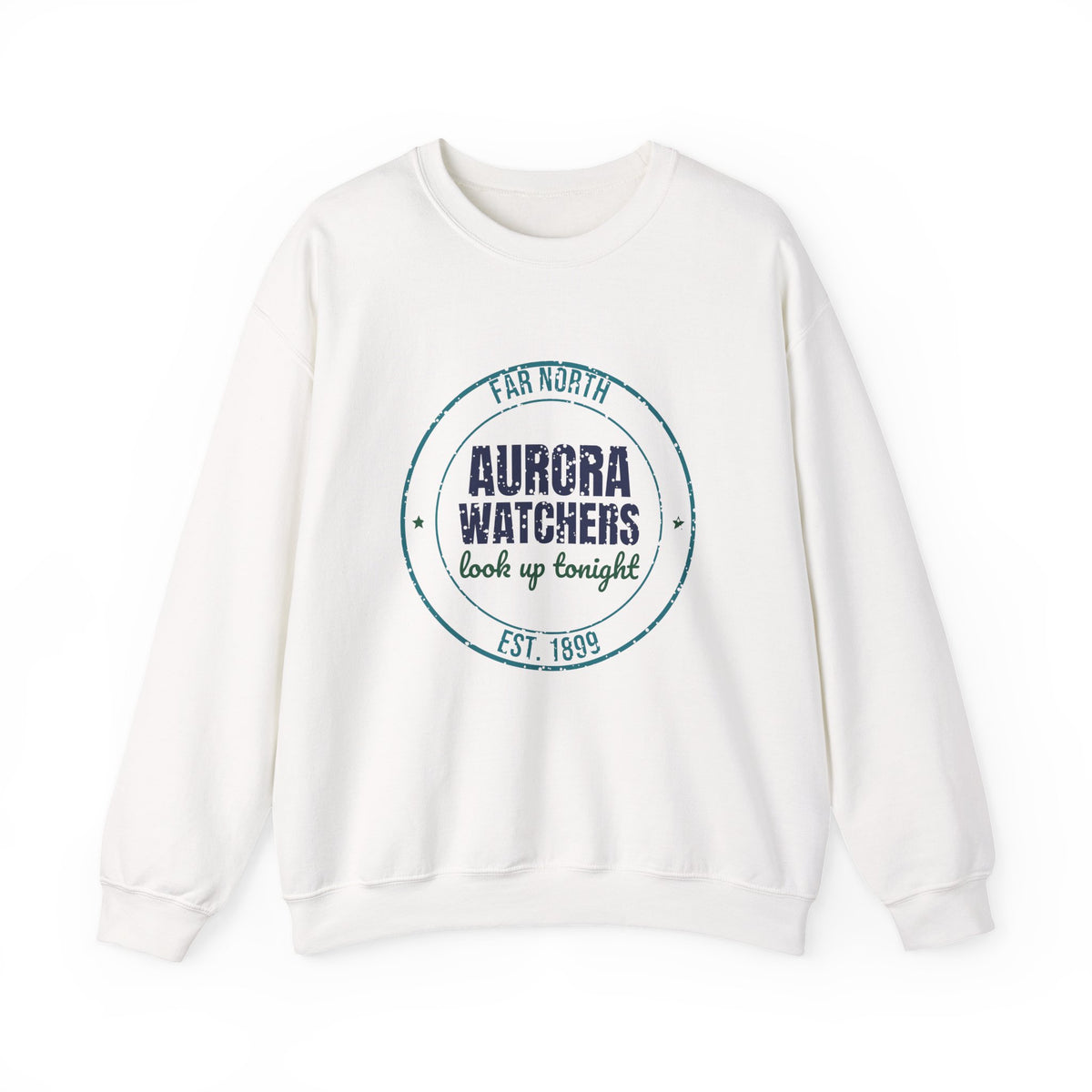 Far North Aurora Watchers Est. 1899 Sweatshirt, Vintage Winter Crewneck Sweatshirt