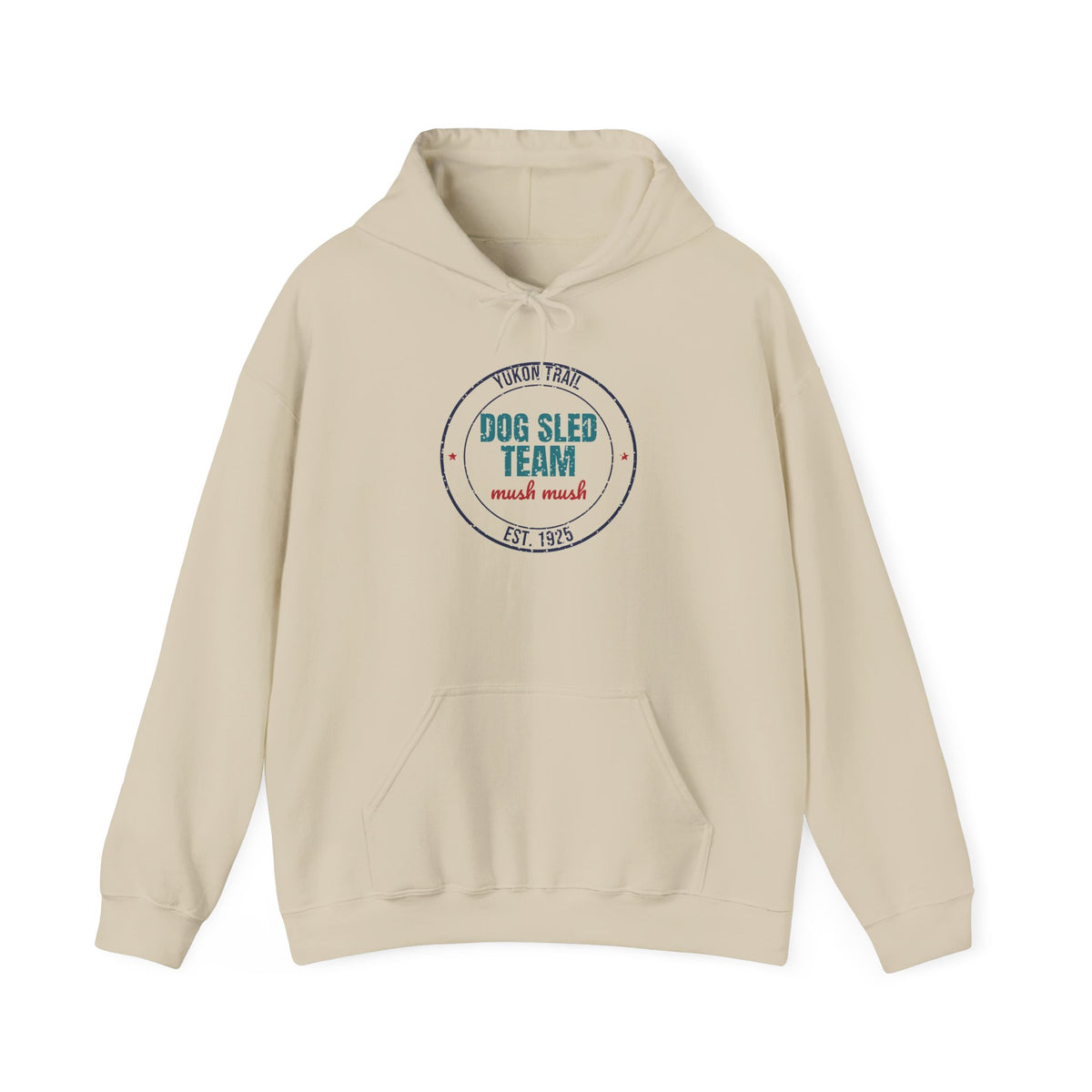 Yukon Trail Dog Sled Team Est. 1925 Hoodie, Vintage Winter Hoodie