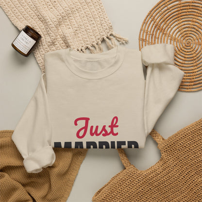 Just Married 2026 Sweatshirt, Honeymoon Crewneck, Newlywed Gift