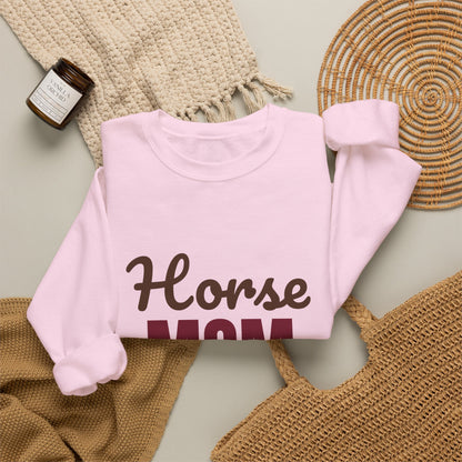 Horse Mom Barn Hair Don't Care Sweatshirt, Horse Mom Crewneck