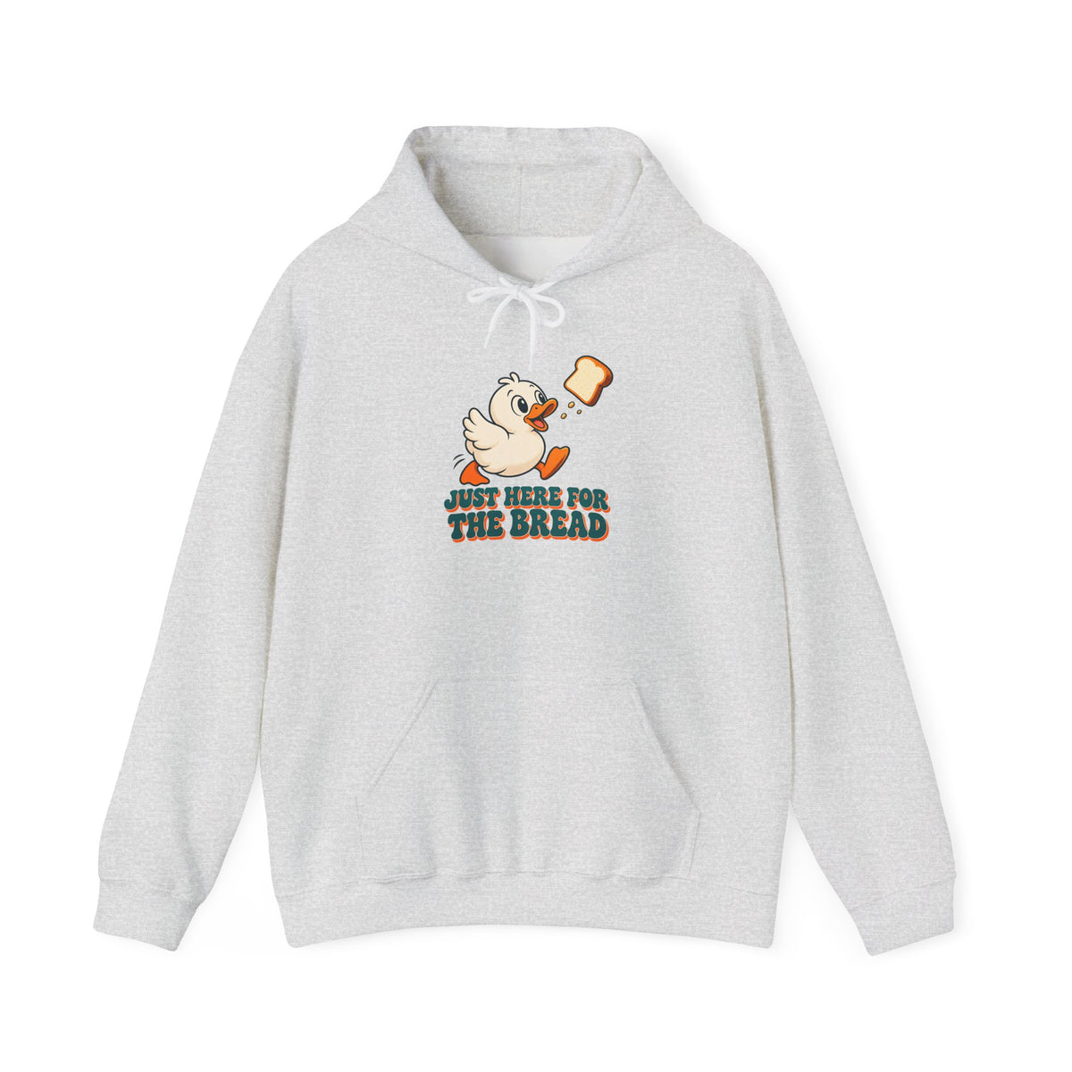 Just Here for the Bread Duck Hoodie, Funny Duck Hoodie