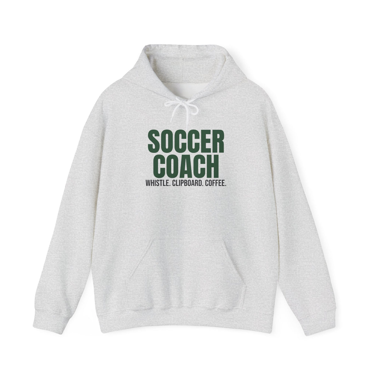 Soccer Coach Whistle Clipboard Coffee Hoodie, Soccer Coach Hoodie