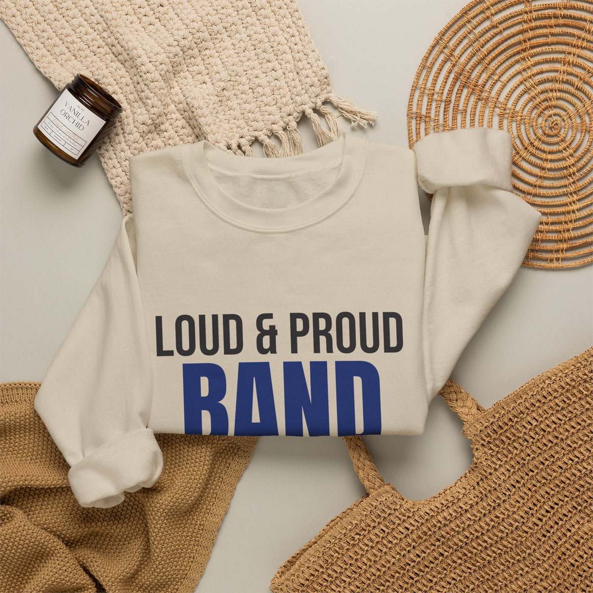 Loud and Proud Band Mom Sweatshirt, Band Mom Crewneck