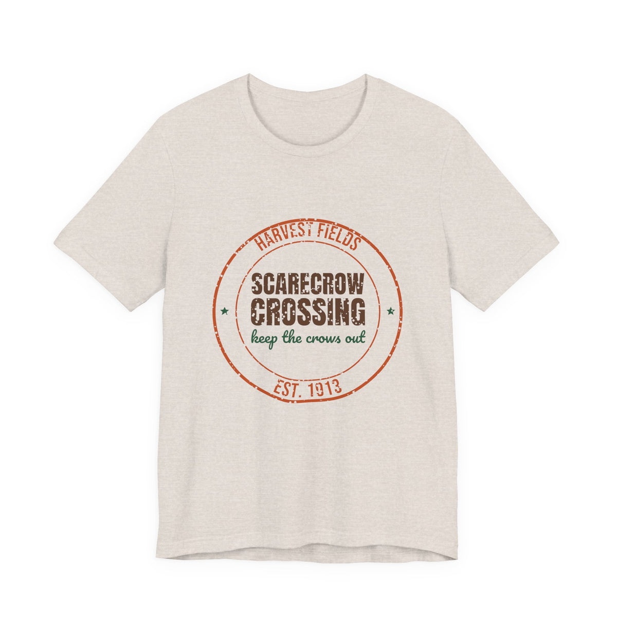 Harvest Fields Scarecrow Crossing Est. 1913 Shirt, Vintage Fall T-Shirt, Vintage Fall Gift