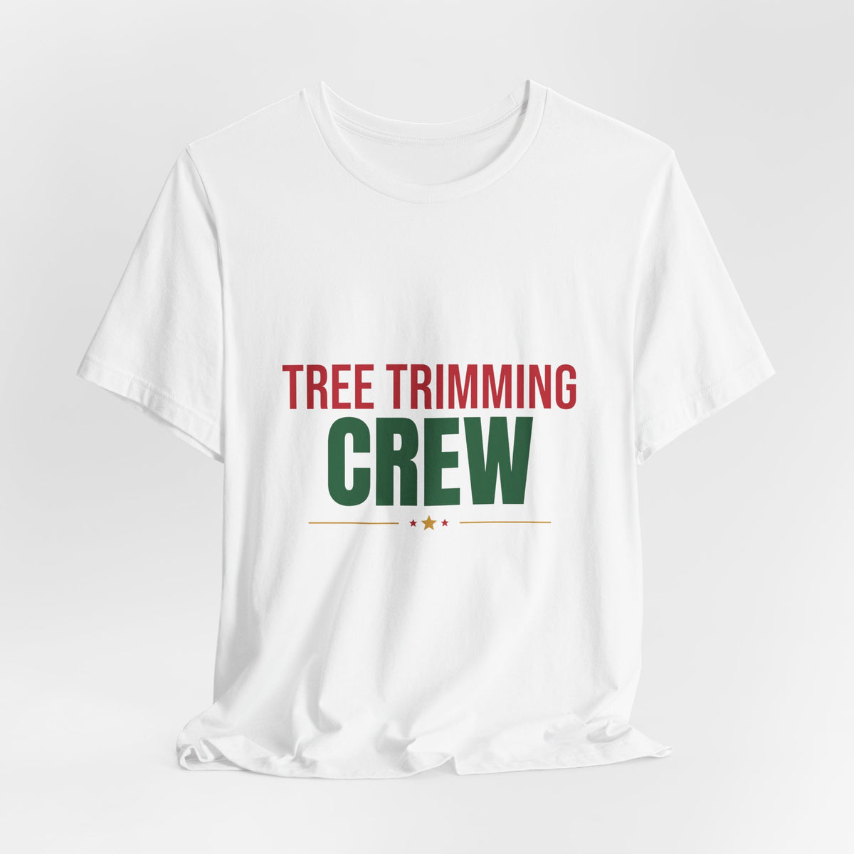 Tree Trimming Crew Shirt, Matching Family Christmas T-Shirt