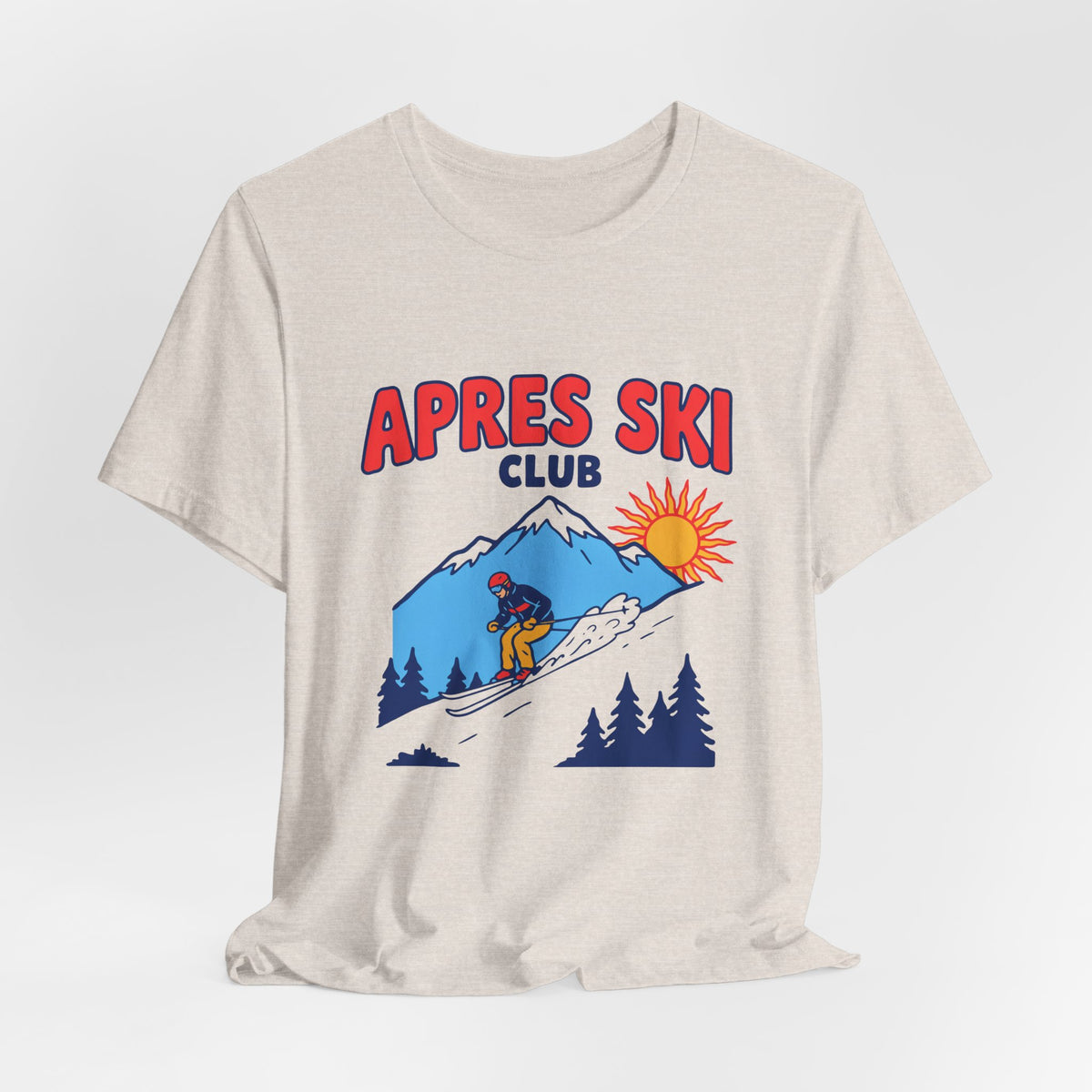 Apres Ski Club Shirt, Retro Ski T-Shirt, Skiing Tee