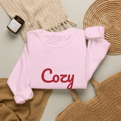 Cozy Season Vibes Sweatshirt, Winter Crewneck, Cozy Holiday Sweater